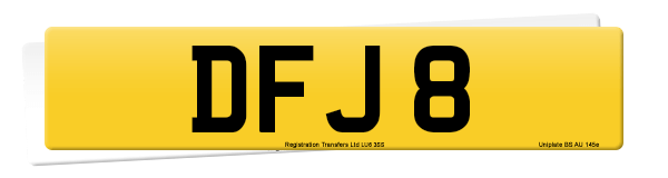 Registration number DFJ 8